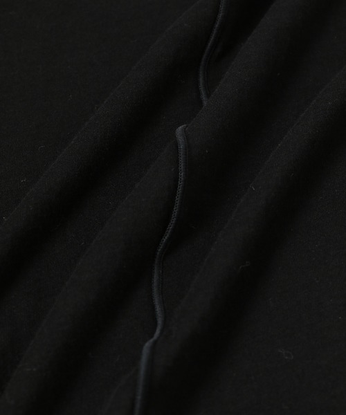 ADAM ET ROPE'（アダムエロペ）の「クルーネックシアーロンT（Tシャツ/カットソー・レディース・ブラック/オフホワイト/ライトグリーン・FREE）」の9枚目の写真