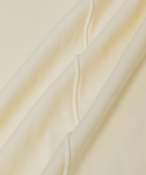 ADAM ET ROPE'（アダムエロペ）の「クルーネックシアーロンT（Tシャツ/カットソー・レディース・ブラック/オフホワイト/ライトグリーン・FREE）」の11枚目の写真