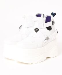 「YOSUKE/ヨースケ」厚底ベルティッドハイカットスニーカー