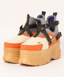 「YOSUKE/ヨースケ」厚底ベルティッドハイカットスニーカー