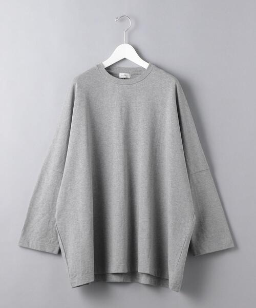 EN ROUTE（アンルート）の「＜EN ROUTE（アンルート）＞コットンテンジク ドロップショルダー ワイド8SL（Tシャツ/カットソー・メンズ・ホワイト/ブラック/オリーブ/グレー/ネイビー・3/1/2）」の3枚目の写真