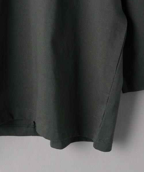 EN ROUTE（アンルート）の「＜EN ROUTE（アンルート）＞コットンテンジク ドロップショルダー ワイド8SL（Tシャツ/カットソー・メンズ・ホワイト/ブラック/オリーブ/グレー/ネイビー・3/1/2）」の16枚目の写真