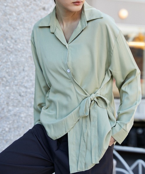 セール カシュクールシャツ シャツ ブラウス Ecrire エクリール のファッション通販 Zozotown