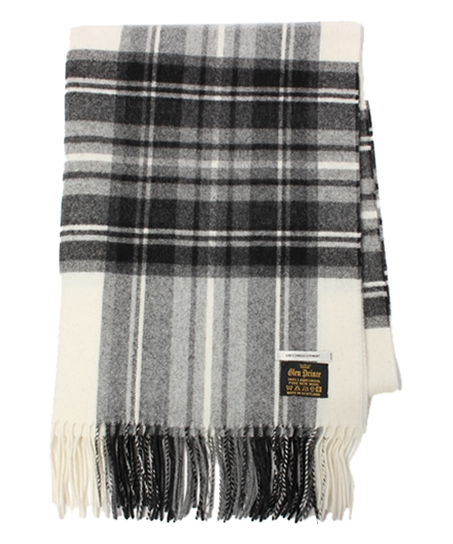 SHIPS for women(シップスフォーウィメン)の「GLEN PRINCE(グレン プリンス):タータン チェック ストール ◇(ストール/ショール・レディース・ナチュラル/レッド/グリーン/ネイビー/グレー・ONE SIZE)」の2枚目の写真