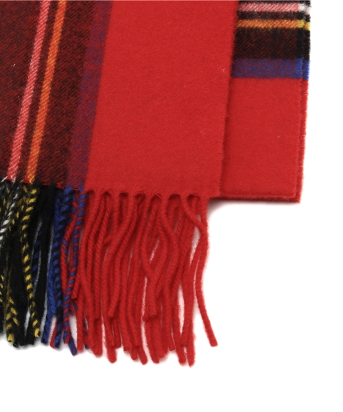 SHIPS for women(シップスフォーウィメン)の「GLEN PRINCE(グレン プリンス):タータン チェック ストール ◇(ストール/ショール・レディース・ナチュラル/レッド/グリーン/ネイビー/グレー・ONE SIZE)」の7枚目の写真