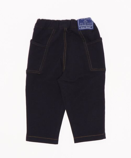 RAGMART(ラグマート)の「ニットデニムパンツ 7分丈(デニムパンツ・キッズ・ピンク/ネイビー/ベージュ・110cm/130cm/100cm/120cm)」の4枚目の写真