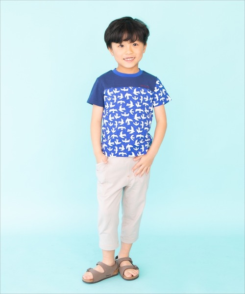 RAGMART(ラグマート)の「ニットデニムパンツ 7分丈(デニムパンツ・キッズ・ピンク/ネイビー/ベージュ・110cm/130cm/100cm/120cm)」の15枚目の写真