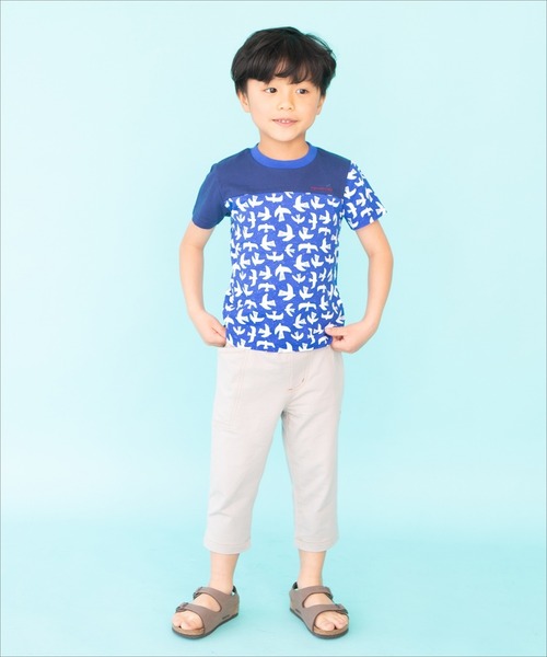 RAGMART(ラグマート)の「ニットデニムパンツ 7分丈(デニムパンツ・キッズ・ピンク/ネイビー/ベージュ・110cm/130cm/100cm/120cm)」の14枚目の写真