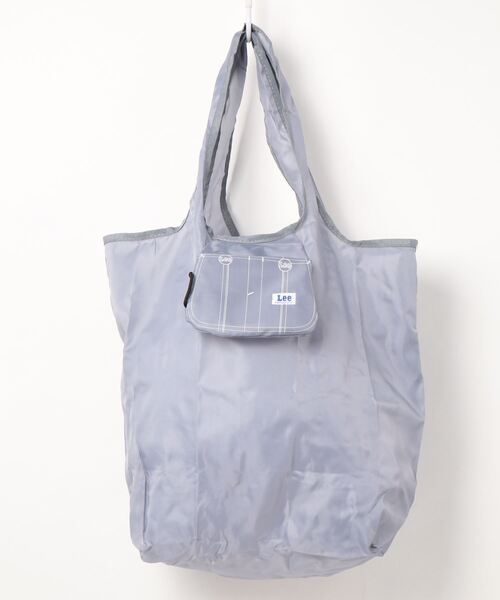 Lee（リー）の「【LEE/リー】ワンポイントブランドロゴパッカブル（収納可）エコトートバッグ（エコバッグ/サブバッグ・レディース・ブラック/ネイビー/ベージュ/ブラウン/グレー/ワイン/カーキ/ホワイト・FREE）」の4枚目の写真