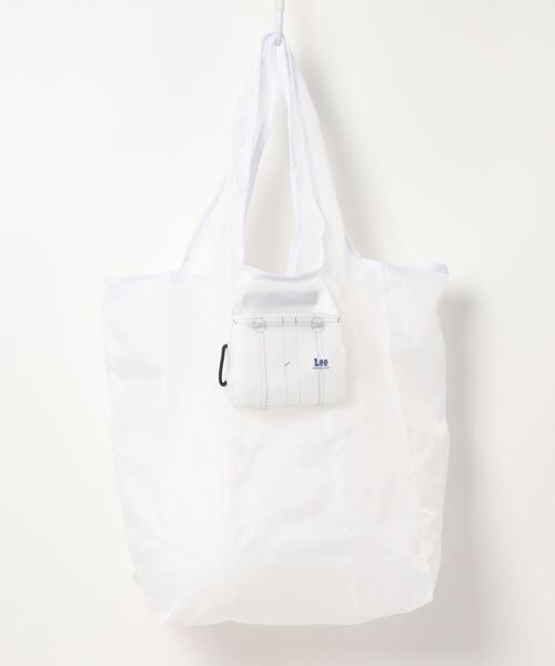 Lee（リー）の「【LEE/リー】ワンポイントブランドロゴパッカブル（収納可）エコトートバッグ（エコバッグ/サブバッグ・レディース・ブラック/ネイビー/ベージュ/ブラウン/グレー/ワイン/カーキ/ホワイト・FREE）」の2枚目の写真