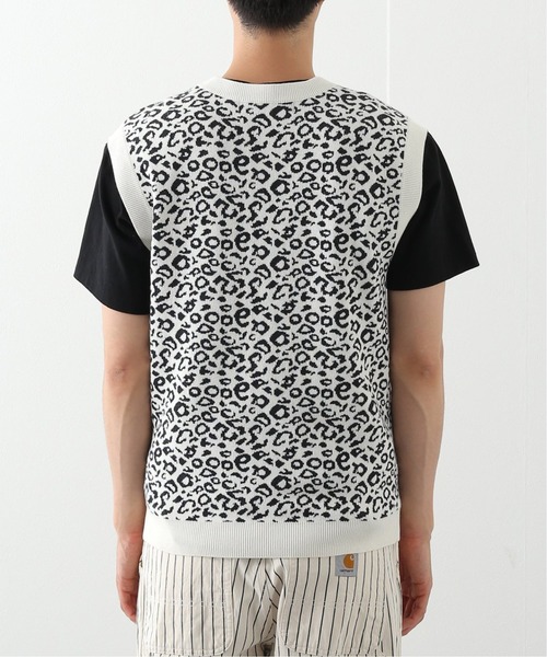 damson madder レオパード　ベスト damson madder レオパード ベスト