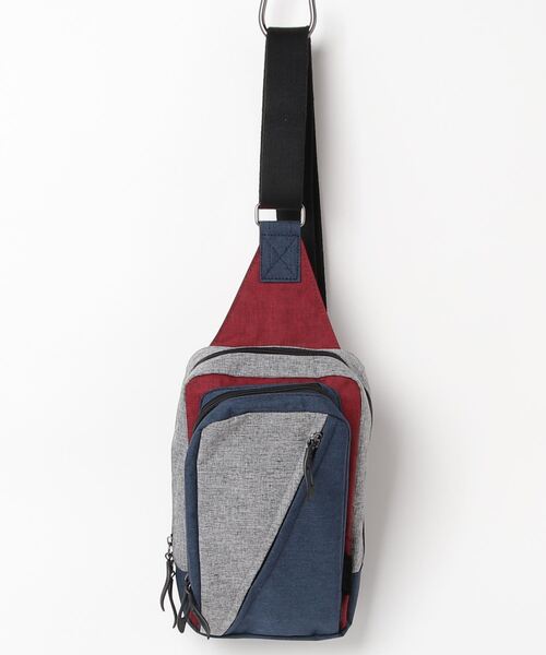 RAW.C(ロークリエイト)の「FUNCTIONAL/ファンクショナル ボディバッグ HEATHER NYLON BODY BAG 撥水 RCB-005TI(ボディバッグ/ウエストポーチ・メンズ・ブラック×グレー/ブラック/グレー/ブルー系その他/ブラック×レッド/ブラック×ブラック/ネイビー/ブルー系その他2・FREE)」の7枚目の写真