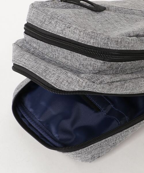 RAW.C(ロークリエイト)の「FUNCTIONAL/ファンクショナル ボディバッグ HEATHER NYLON BODY BAG 撥水 RCB-005TI(ボディバッグ/ウエストポーチ・メンズ・ブラック×グレー/ブラック/グレー/ブルー系その他/ブラック×レッド/ブラック×ブラック/ネイビー/ブルー系その他2・FREE)」の11枚目の写真