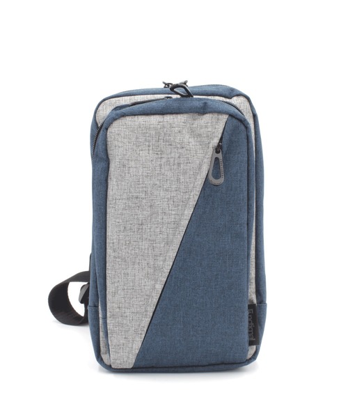 RAW.C(ロークリエイト)の「FUNCTIONAL/ファンクショナル ボディバッグ HEATHER NYLON BODY BAG 撥水 RCB-005TI(ボディバッグ/ウエストポーチ・メンズ・ブラック×グレー/ブラック/グレー/ブルー系その他/ブラック×レッド/ブラック×ブラック/ネイビー/ブルー系その他2・FREE)」の8枚目の写真