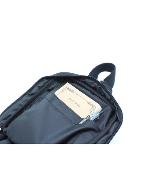 RAW.C(ロークリエイト)の「FUNCTIONAL/ファンクショナル ボディバッグ HEATHER NYLON BODY BAG 撥水 RCB-005TI(ボディバッグ/ウエストポーチ・メンズ・ブラック×グレー/ブラック/グレー/ブルー系その他/ブラック×レッド/ブラック×ブラック/ネイビー/ブルー系その他2・FREE)」の15枚目の写真