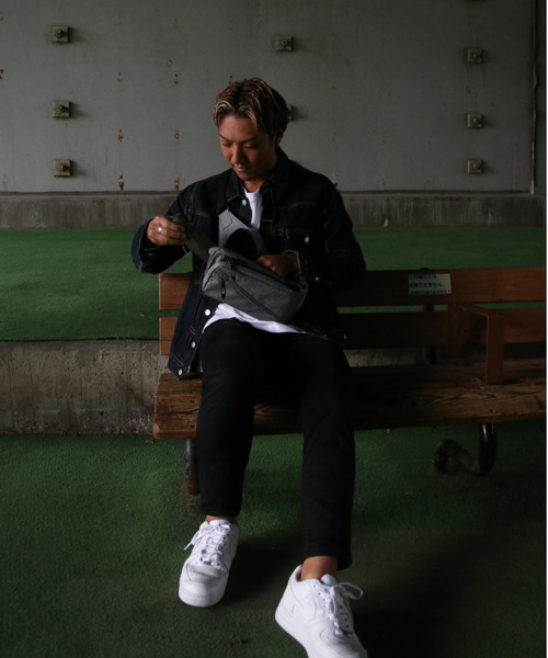RAW.C(ロークリエイト)の「FUNCTIONAL/ファンクショナル ボディバッグ HEATHER NYLON BODY BAG 撥水 RCB-005TI(ボディバッグ/ウエストポーチ・メンズ・ブラック×グレー/ブラック/グレー/ブルー系その他/ブラック×レッド/ブラック×ブラック/ネイビー/ブルー系その他2・FREE)」の19枚目の写真