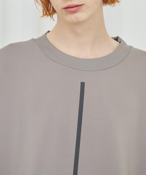 UNITED TOKYO（ユナイテッドトウキョウ）の「ラインプリントオーバーサイズTEE（Tシャツ/カットソー・メンズ・ホワイト/ブラック/ベージュ・1）」の22枚目の写真