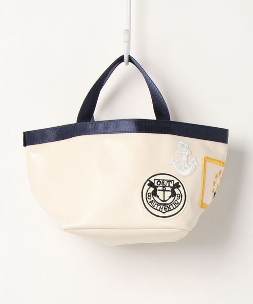 BEARDSLEY（ビアズリー）の「ワッペンミニバック（トートバッグ・レディース・インディゴブルー/アイボリー・FREE）」の8枚目の写真