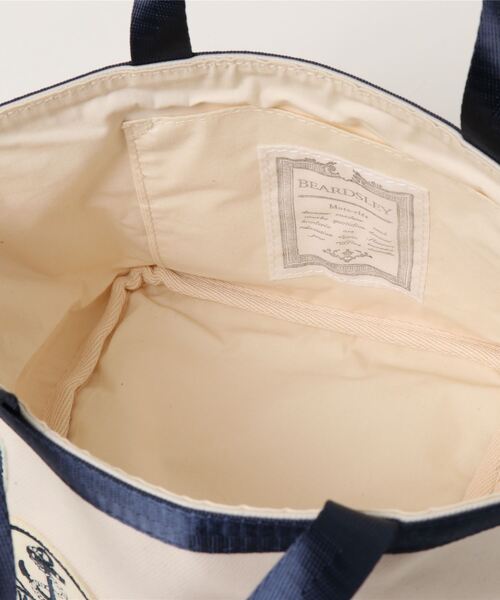BEARDSLEY（ビアズリー）の「ワッペンミニバック（トートバッグ・レディース・インディゴブルー/アイボリー・FREE）」の11枚目の写真