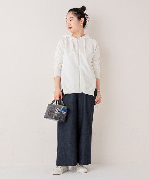 BEARDSLEY（ビアズリー）の「ワッペンミニバック（トートバッグ・レディース・インディゴブルー/アイボリー・FREE）」の17枚目の写真