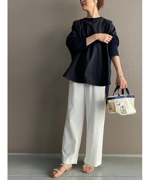 BEARDSLEY（ビアズリー）の「ワッペンミニバック（トートバッグ・レディース・インディゴブルー/アイボリー・FREE）」の18枚目の写真