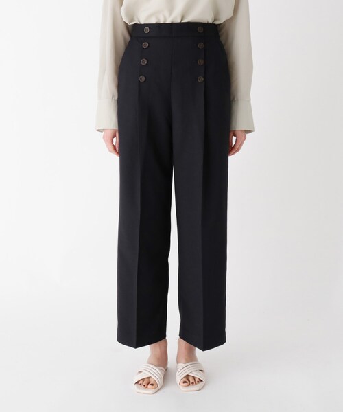 OPAQUE.CLIP（オペークドットクリップ）の「◆杢カルゼ マリンパンツ【WEB限定サイズ】（その他パンツ・レディース・ネイビー/グレー/オリーブ・40/38/42/36/34）」の7枚目の写真