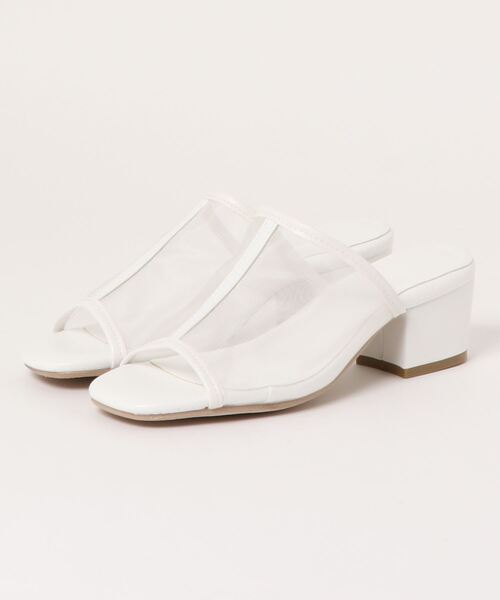 KOBE LETTUCE（コウベレタス）の「センターシームシアーサンダル（サンダル・レディース・ホワイト/ベージュ/ブラック/ブルー/シルバー・S/LL/M/L）」の11枚目の写真