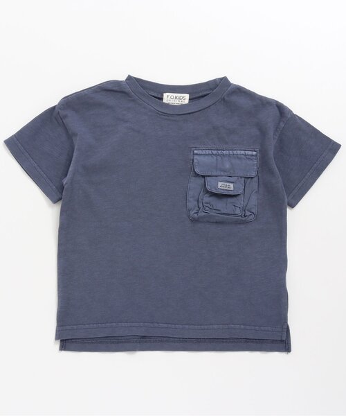 F.O.KIDS(エフオーキッズ)の「製品染めポケットTシャツ(Tシャツ/カットソー・キッズ・レッド/ネイビー/ベージュ/チャコール/ブラウン/グリーン・95/100/120/90/140/80/110/130)」の5枚目の写真