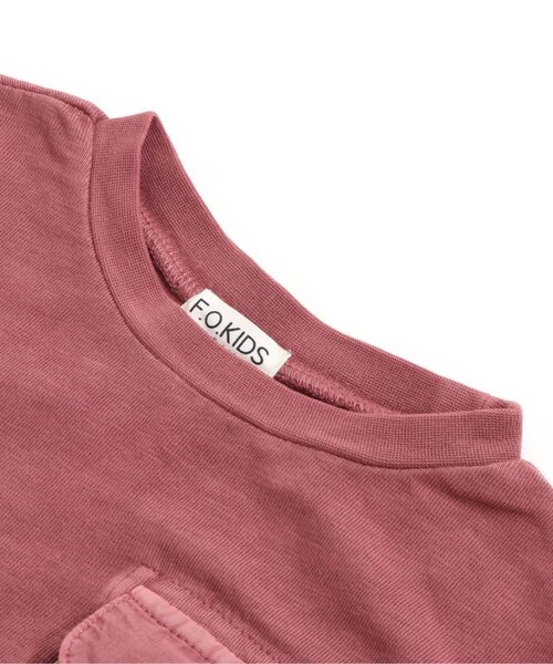 F.O.KIDS(エフオーキッズ)の「製品染めポケットTシャツ(Tシャツ/カットソー・キッズ・レッド/ネイビー/ベージュ/チャコール/ブラウン/グリーン・95/100/120/90/140/80/110/130)」の16枚目の写真