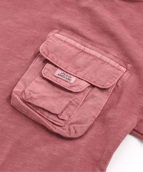 F.O.KIDS(エフオーキッズ)の「製品染めポケットTシャツ(Tシャツ/カットソー・キッズ・レッド/ネイビー/ベージュ/チャコール/ブラウン/グリーン・95/100/120/90/140/80/110/130)」の17枚目の写真