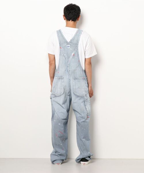 Lee（リー）の「Lee/リー　DUNGAREES オーバーオール クラッシュデニム　サロペット（サロペット/オーバーオール・メンズ・ライトインディゴブルー/ブルー系その他・SMALL/MEDIUM/LARGE/X-LARGE/X-SMALL）」の20枚目の写真