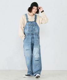 Lee | Lee/リー　DUNGAREES オーバーオール クラッシュデニム(サロペット/オーバーオール)