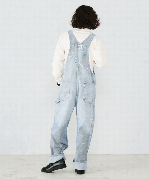 Lee（リー）の「Lee/リー　DUNGAREES オーバーオール クラッシュデニム　サロペット（サロペット/オーバーオール・メンズ・ライトインディゴブルー/ブルー系その他・SMALL/MEDIUM/LARGE/X-LARGE/X-SMALL）」の14枚目の写真