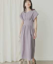 KBF+ | KBF+　ウエストタックフレンチワンピース(ワンピース)