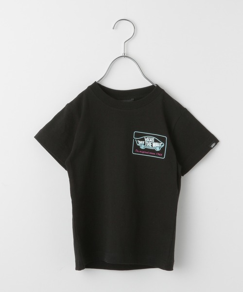 VANS（バンズ）の「【VANS(ヴァンズ)】ロゴＴ(KIDS)（Tシャツ/カットソー・キッズ・ブラック/オフホワイト/オレンジ・MEDIUM/LARGE/X-LARGE/XX-LARGE）」の5枚目の写真