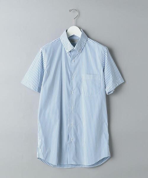 WORK TRIP OUTFITS GREEN LABEL RELAXING（ワークトリップアウトフィッツグリーンレーベル リラクシング）の「＜機能/イージーアイロン・接触冷感・ストレッチ＞WTO NY/PU スリム ボタンダウンシャツ（ビジネスシャツ・メンズ・ライトブルー/コバルトブルー/ネイビー/ロイヤルブルー・SMALL/X-LARGE/MEDIUM/LARGE）」の15枚目の写真