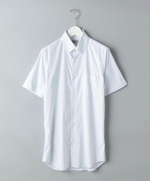 WORK TRIP OUTFITS GREEN LABEL RELAXING（ワークトリップアウトフィッツグリーンレーベル リラクシング）の「＜機能/イージーアイロン・接触冷感・ストレッチ＞WTO NY/PU スリム ボタンダウンシャツ（ビジネスシャツ・メンズ・ライトブルー/コバルトブルー/ネイビー/ロイヤルブルー・SMALL/X-LARGE/MEDIUM/LARGE）」の21枚目の写真