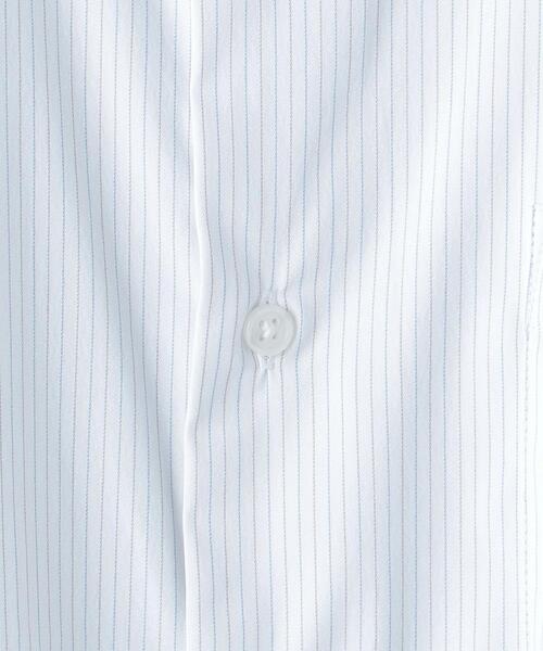 WORK TRIP OUTFITS GREEN LABEL RELAXING（ワークトリップアウトフィッツグリーンレーベル リラクシング）の「＜機能/イージーアイロン・接触冷感・ストレッチ＞WTO NY/PU スリム ボタンダウンシャツ（ビジネスシャツ・メンズ・ライトブルー/コバルトブルー/ネイビー/ロイヤルブルー・SMALL/X-LARGE/MEDIUM/LARGE）」の22枚目の写真
