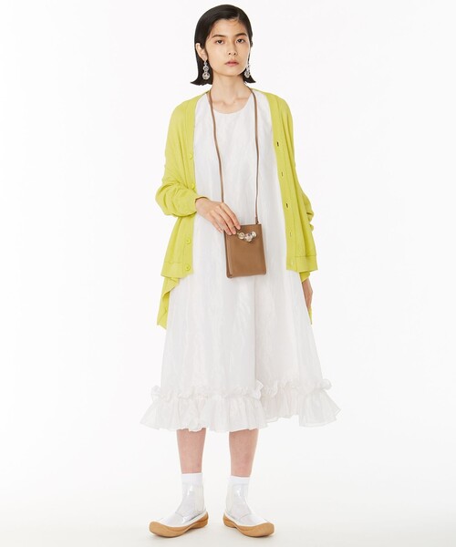 ANEVER（アンエバー）の「FLOWER BEADS KNITTING ピアス（ピアス（両耳用）・レディース・ホワイト系・F）」の8枚目の写真