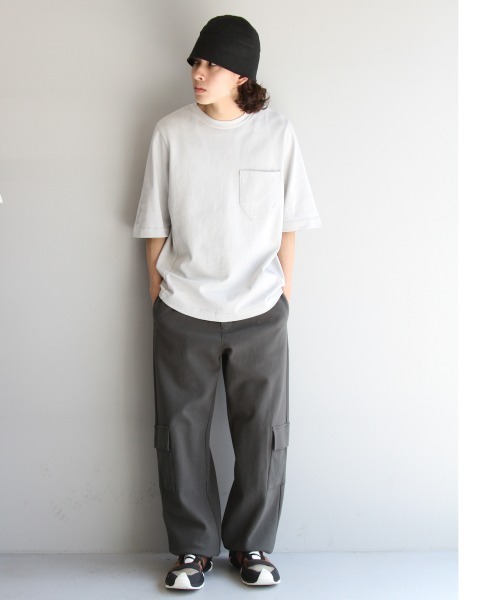 KAIKO(カイコー)の「KAIKO BOX TEE(Tシャツ/カットソー・メンズ・ブラウン/ブラック/ライトグレー・S/M/L)」の3枚目の写真