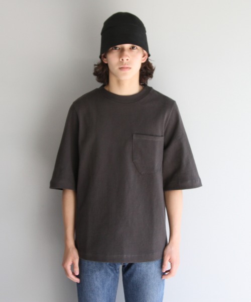KAIKO(カイコー)の「KAIKO BOX TEE(Tシャツ/カットソー・メンズ・ブラウン/ブラック/ライトグレー・S/M/L)」の2枚目の写真