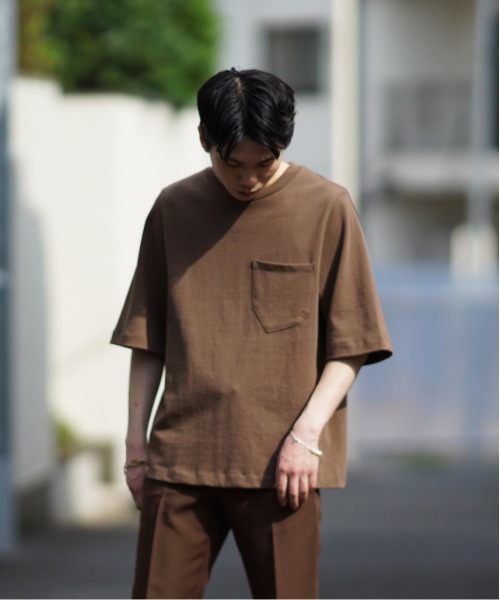 KAIKO(カイコー)の「KAIKO BOX TEE(Tシャツ/カットソー・メンズ・ブラウン/ブラック/ライトグレー・S/M/L)」の19枚目の写真
