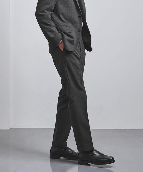 UNITED ARROWS（ユナイテッドアローズ）の「＜UNITED ARROWS "COZY"＞ ポリエステルツイード ノープリーツ イージーパンツ（その他パンツ・メンズ・ダークグレー・SMALL/MEDIUM/LARGE/X-LARGE）」の8枚目の写真