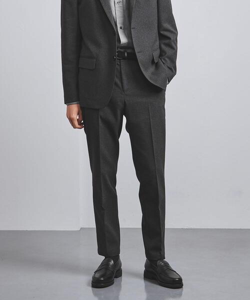 UNITED ARROWS（ユナイテッドアローズ）の「＜UNITED ARROWS "COZY"＞ ポリエステルツイード ノープリーツ イージーパンツ（その他パンツ・メンズ・ダークグレー・SMALL/MEDIUM/LARGE/X-LARGE）」の9枚目の写真