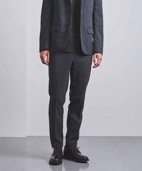 UNITED ARROWS（ユナイテッドアローズ）の「＜UNITED ARROWS "COZY"＞ ポリエステルツイード ノープリーツ イージーパンツ（その他パンツ・メンズ・ダークグレー・SMALL/MEDIUM/LARGE/X-LARGE）」の10枚目の写真