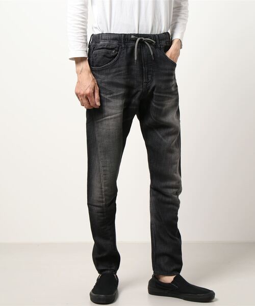 TETE HOMME(テットオム)の「ニットデニム(デニムパンツ・メンズ・ネイビー/グレー・MEDIUM/LARGE/X-LARGE/SMALL)」の2枚目の写真