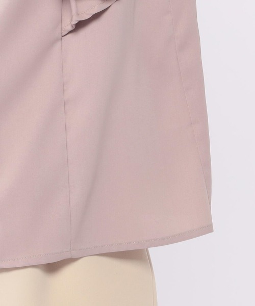 MISCH MASCH(ミッシュマッシュ)の「2WAY袖フリルブラウス(シャツ/ブラウス・レディース・ホワイト/ブラック/モカ・MEDIUM)」の11枚目の写真