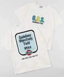 make a ray!（メイク ア レイ！）の「アメカジロゴ バックプリント キッズ半袖Tシャツ【140cm-160ｃｍ】（Tシャツ/カットソー・キッズ）」