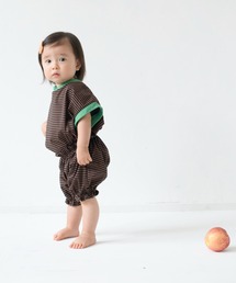 392 plusm（サンキューニプリュスエム）の「border tee - 617125（Tシャツ/カットソー）」