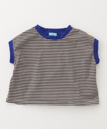 392 plusm（サンキューニプリュスエム）の「border tee - 617125（Tシャツ/カットソー）」